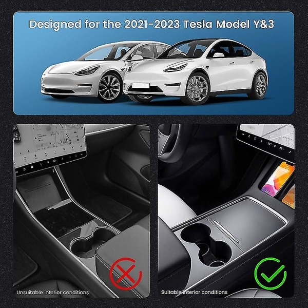 W Snabbladdare F R Tesla Model Y Tillbeh R