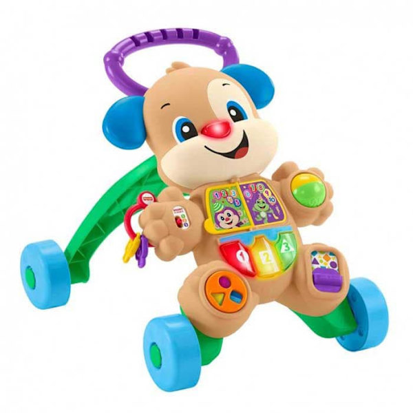 Fisher Price Laugh Och Lär Dig Smart Stages™Lär Dig Med Puppy Walker Guld 6 Months