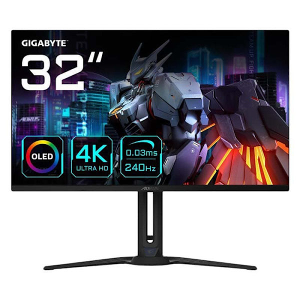Gigabyte Fo32u2 31´4k Oled 240hz Böjd Gamingskärm