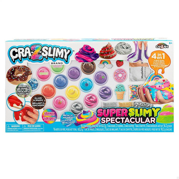 Craslimy Super Kreativt Set Spektakulär Slimy Flerfärgad