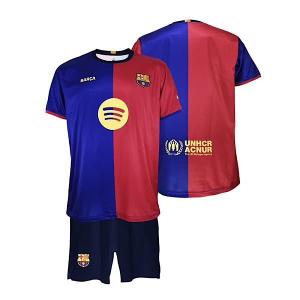 Fc Barcelona Kit Fc Barcelona 24/25 27 Lamine Yamal Junior T-shirt Med Korta rmar Till Hemmet 12 Years