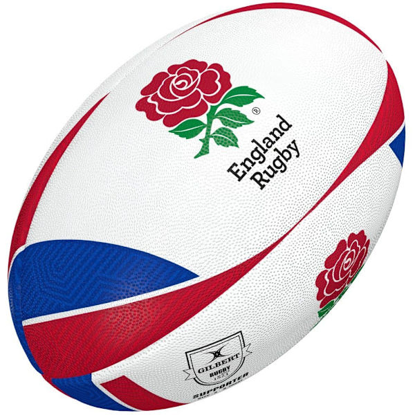 Gilbert Rugbyboll Support England Vit 5
