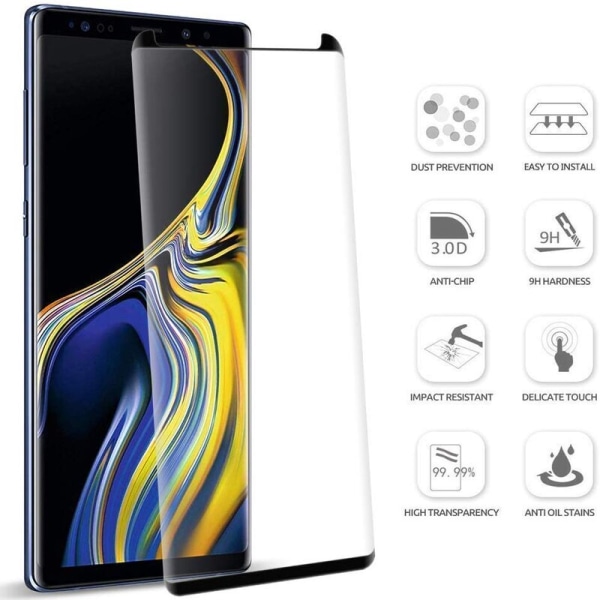 Samsung Galaxy Note 9 – Härdat glas 9H – Super kvalitet 3D e7c4 | Fyndiq