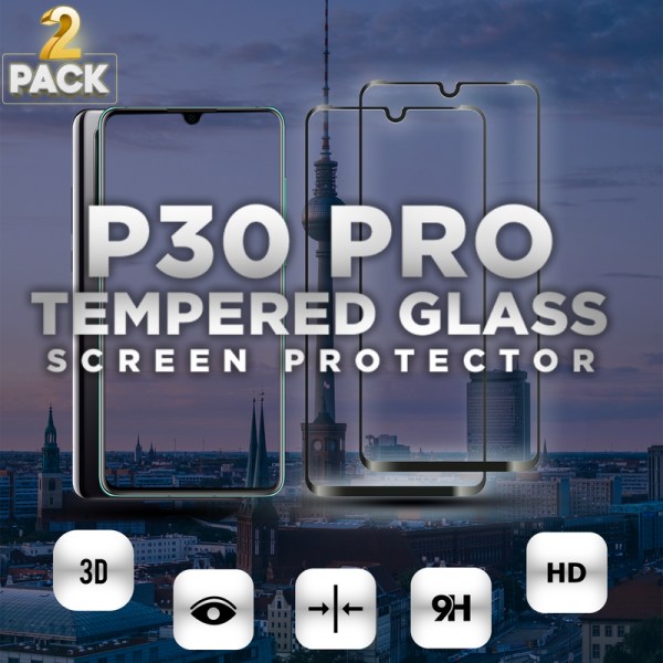 2 Pack Huawei P30 Pro - Härdat glas 9H – 3D Super kvalitet bd8b | Fyndiq