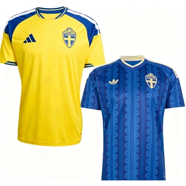VM 2026 Sverige Hemma Fotboll T-shirt – Fanversion