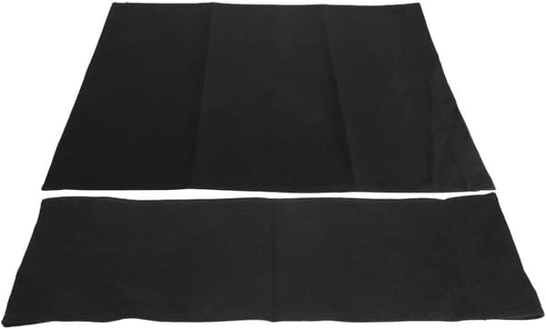 994338 Stol Canvas Cover, 1 Sett Regissørstol Canvas Erstatningssete Duk Hjemmetilbehør Møbeltilbehør (Svart)