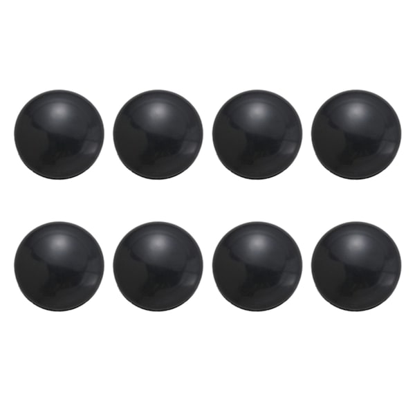 Paket med 8 duschdraperivikter, gardinvikter, svarta runda magnetiska duschdraperivikter, gardinvikter, utomhusduschdraperivikter för