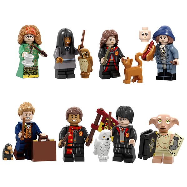 8-pakning Harry Potter Figurer Minifigur Sammensatte Mini Byggeklosser Leker Gaver Hjemmeinnredning kk