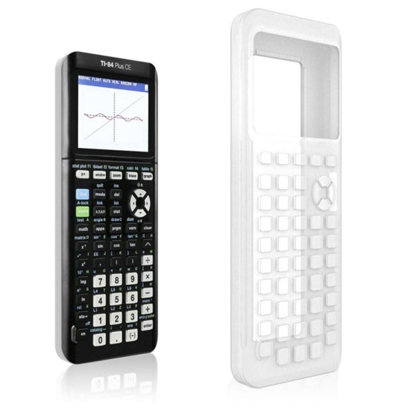 Generic Texas Instruments Ti-84 Plus Silikone Etui - Hvid White