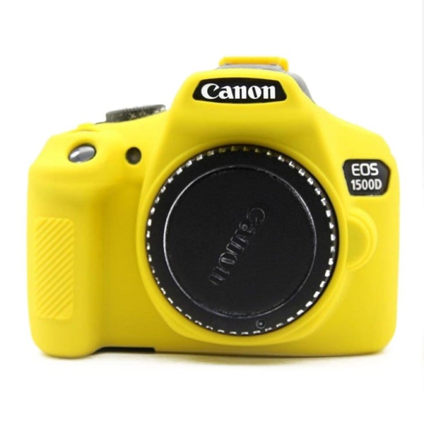 Generic Canon Eos 1500d Kamera Beskyttelsesetui I Silikone Der Er Meget Yellow