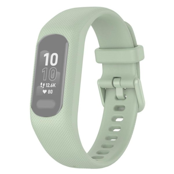 Generic Garmin Vivosmart 5 Simple Silicone Watch Strap - Light Green