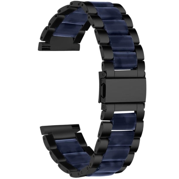 Generic Pebble 2 / Se Time Round Large Stylish Resin Watch Strap - B Black