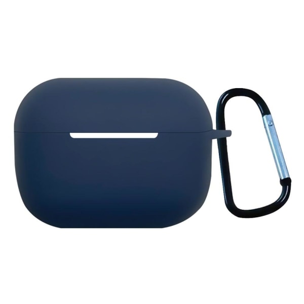 Generic 1.3mm Airpods Pro 2 Silicone Case With Buckle - Midnight Blue