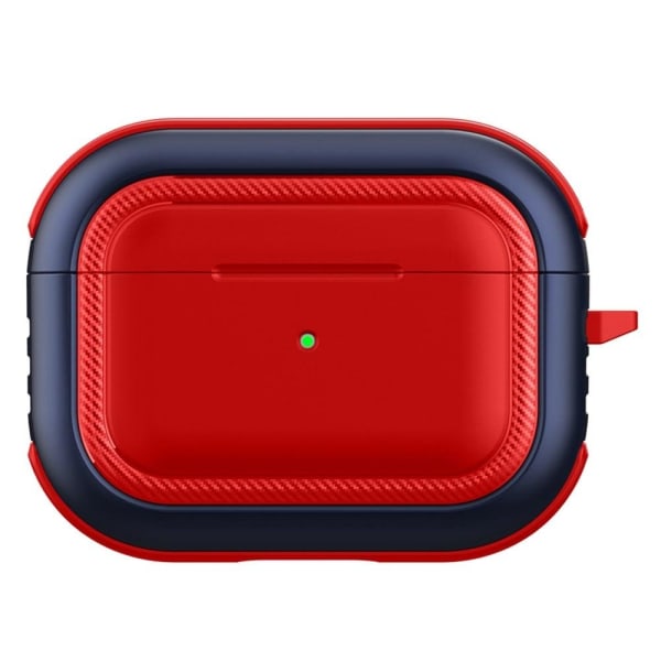Generic Airpods Pro Charging Case With Buckle - Red / Blue