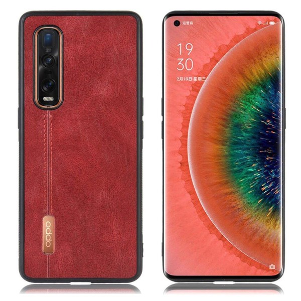 Generic Admiral Oppo Find X2 Cover - Rød Red