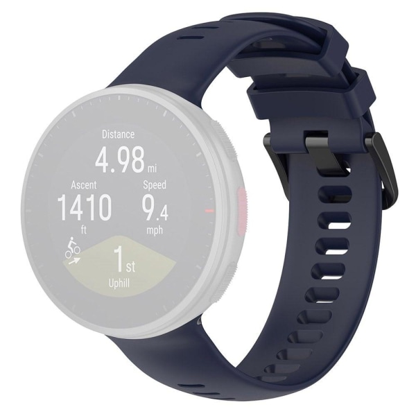 Generic Polar Vantage V2 Silicone Solid Color Watch Strap - Dark Blue