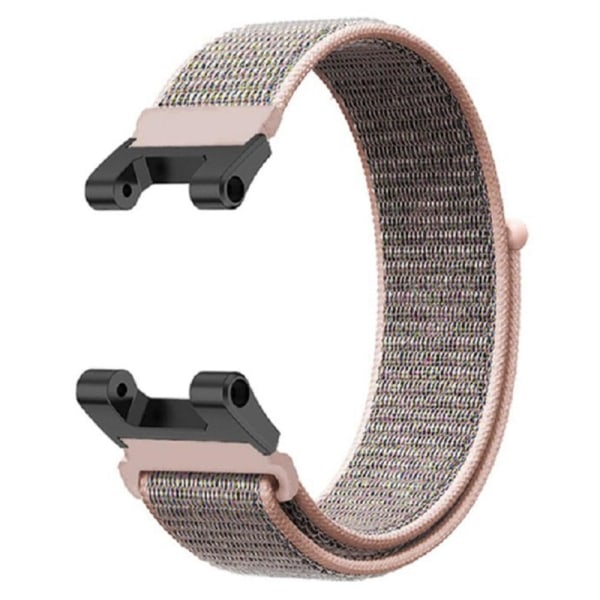 Generic Amazfit T-rex Pro / Ares Elastic Nylon Watch Strap - Lig Pink