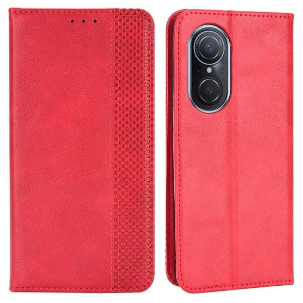 Generic Bofink Vintage Honor 50 Se / Huawei Nova 9 Leather Case - Red