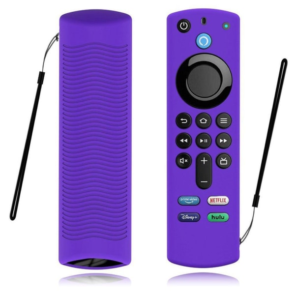 Generic Amazon Fire Tv Stick 4k (3rd) Y27 Silicone Controller Cover - Pu Purple