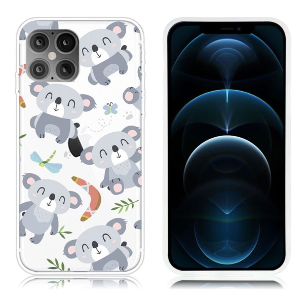 Generic Deco Iphone 12 Pro Max Case - Koala Silver Grey