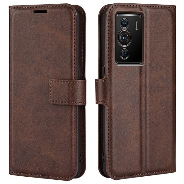 Generic Wallet-style Leather Case For Zte Nubia Z40 Pro - Brown