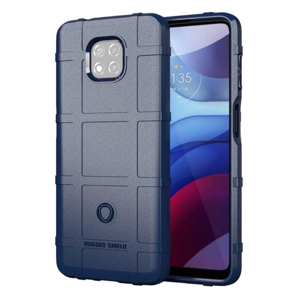 Generic Rugged Shield Case - Motorola Moto G Power (2021) Blå Blue
