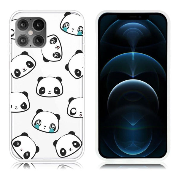 Generic Deco Iphone 12 Pro Max Case - Pandas White