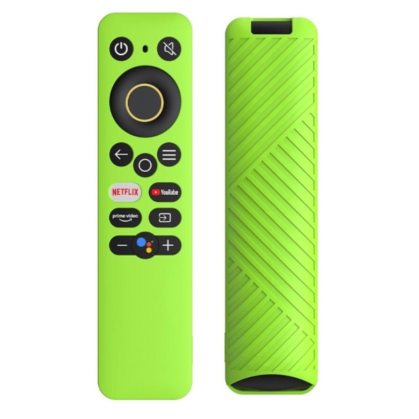 Generic Realme Smart Tv Remote Controller Silicone Cover - Fluorescent G Green