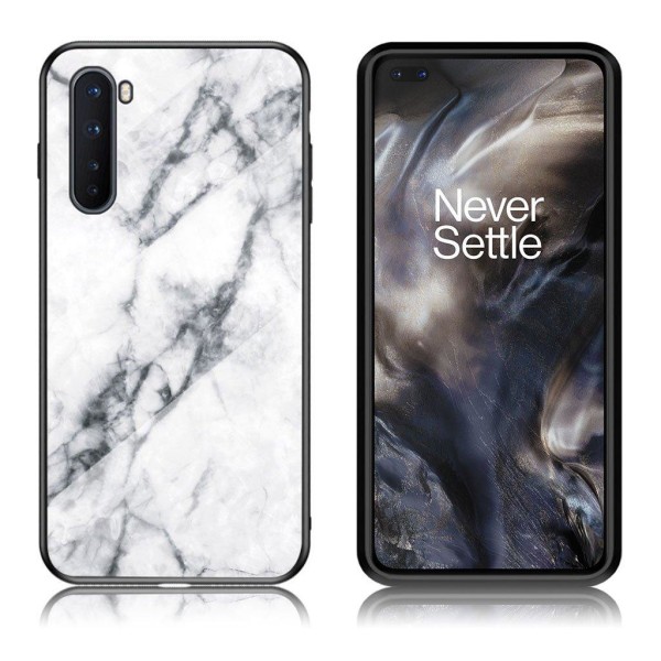 Generic Fantasy Marble Oneplus Nord Cover - Hvid White