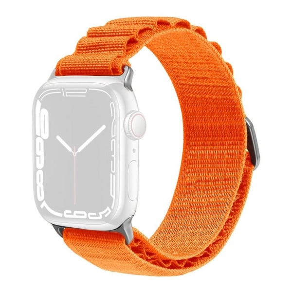 Generic Apple Watch Series 8 (41mm) Nylon Strap - Orange Size: L