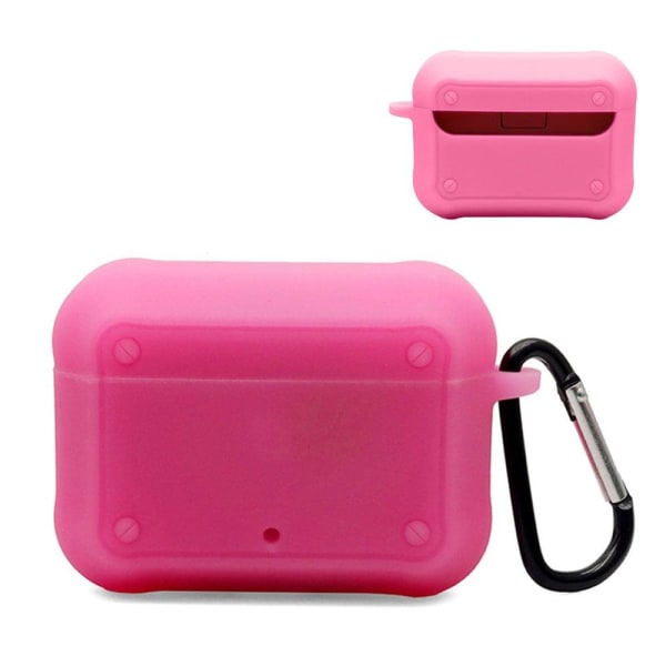 Generic Beats Studio Buds Silicone Case With Buckle - Luminous Pink