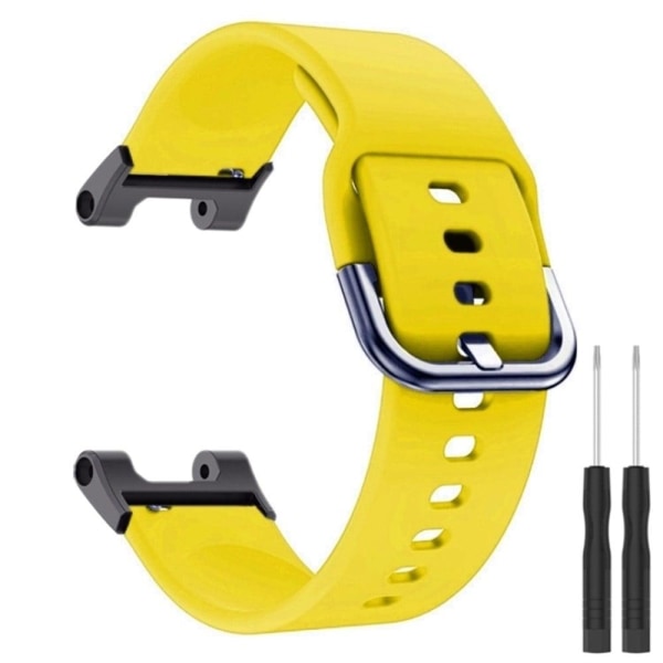Generic Amazfit T-rex Pro / Ares Silicone Watch Strap - Yellow