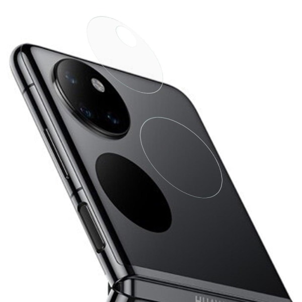 Generic Huawei P50 Pocket Arc Edge Tempered Glass Camera Lens Protector Transparent