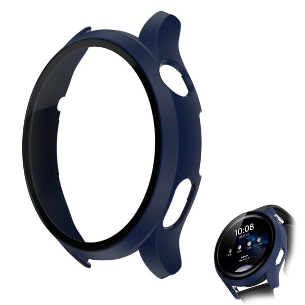Generic Matte Cover + Tempered Glass Screen Protector For Huawei Watch 3 Blue