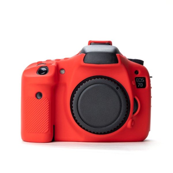 Generic Canon Eos 7d Silicone Cover - Red