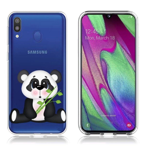 Generic Deco Samsung Galaxy A40 Cover - Panda Holder Bambus Transparent