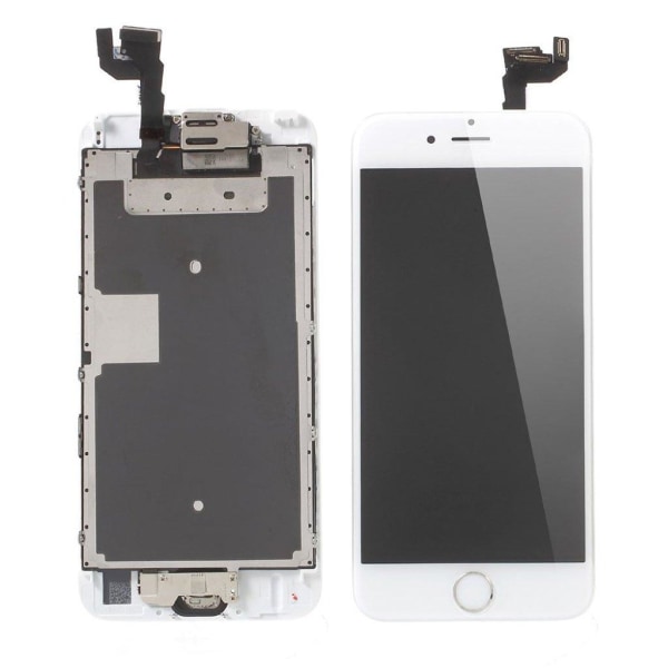 Generic Iphone 6s Plus 4,7 Tommer Lcd-skærm Og Digitaliseringsmontage + White