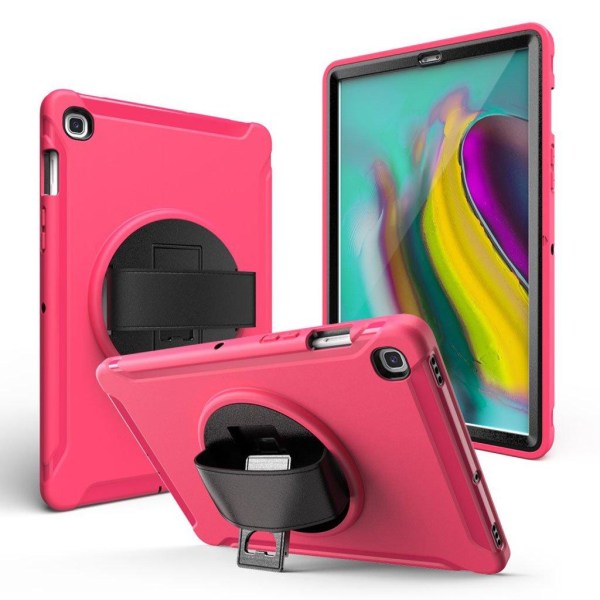 Generic Samsung Galaxy Tab S5e 360 Drejelig Holdbart Etui - Rose Pink