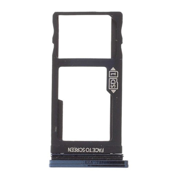 Generic Motorola One Vision Oem Micro Sd Card Tray Holder - Dark Blue