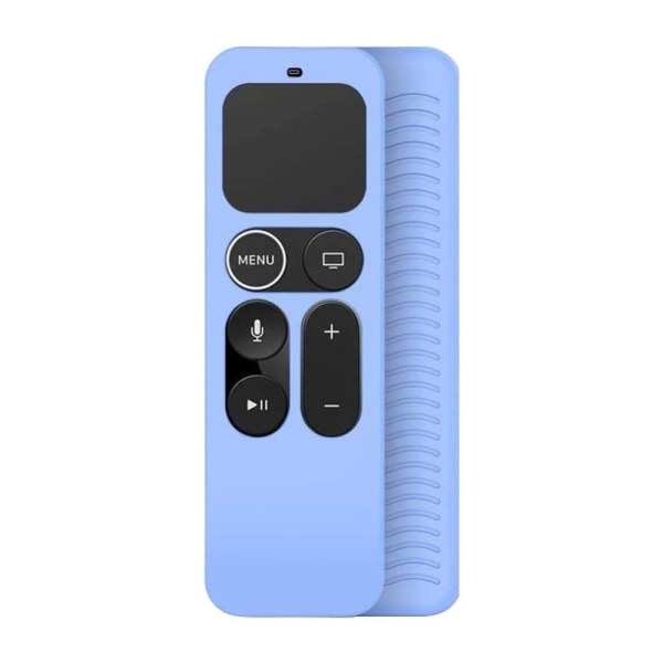 Generic Apple Tv 4k Y10 Silicone Remote Controller Cover - Luminous Blue