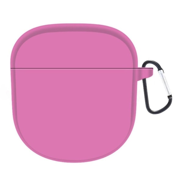 Generic Bose Quietcomfort Earbuds Ii Silicone Case With Buckle - Deep Pi Pink