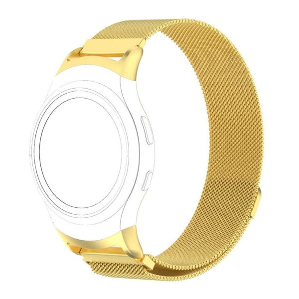 Generic Samsung Gear S2 Armbånd I Rustfri Stål - Guld Farvet Gold