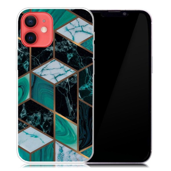 Generic Marble Iphone 13 Case - Emerald Green