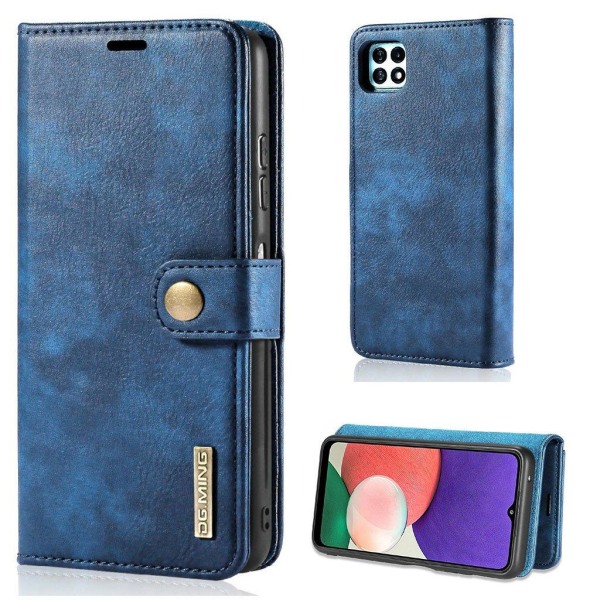 Generic Dg.ming Samsung Galaxy A22 5g 2-in-1 Wallet Case - Blue