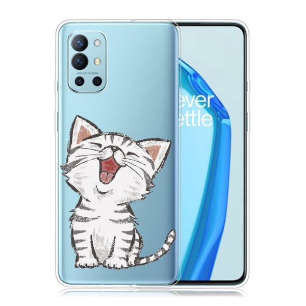 Generic Deco Oneplus 9r Etui - Kat White