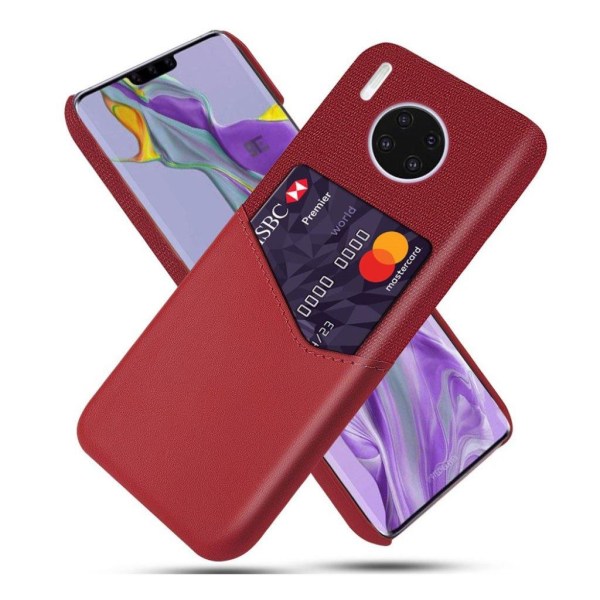 Generic Bofink Huawei Mate 30 Pro Card Cover - Rød Red