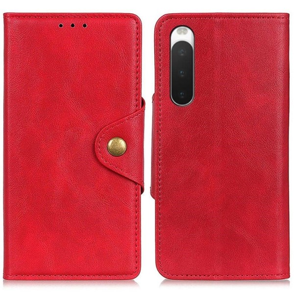 Generic Alpha Sony Xperia 10 Iv Flip Case - Red
