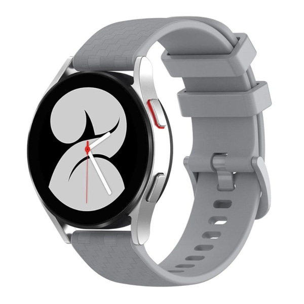 Generic Polar Grit X Pro / Vantage M2 Carbon Fiber Silicone Watch Strap Silver Grey