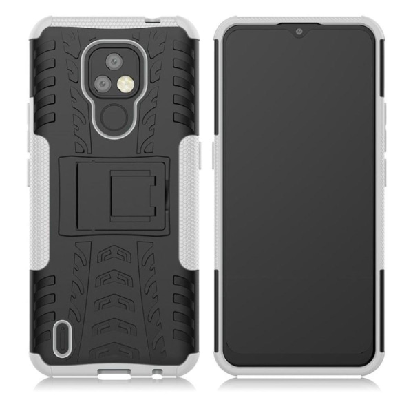 Generic Offroad Case - Motorola Moto E7 Hvid White