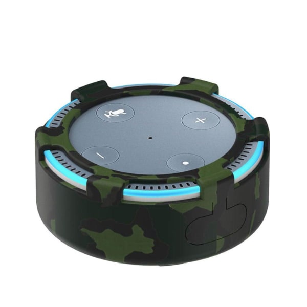 Generic Amazon Echo Dot 2 Silicone Cover - Black / Camouflage